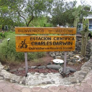 Charles Darwin Research Station on Santa Cruz Island Galapagos