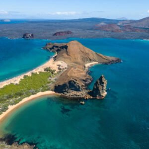 Bartolome Island Pinnacle Rock Galapagos view